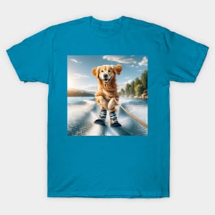 Golden Retriever Action Puppies T-Shirt